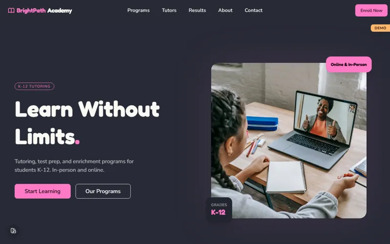 BrightPath Academy preview